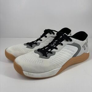 TYR CXT-1 Trainer Men's 13 Women's 14.5 White/Gum CrossFit Gym Lifting Shoes